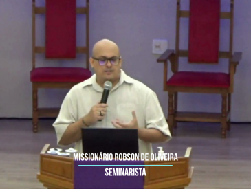 Seminarista Missionário Robson de Oliveira